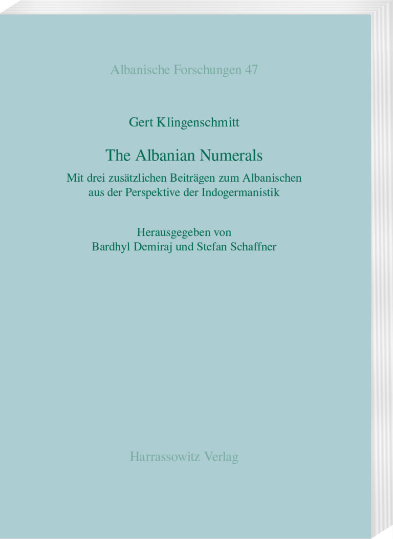 Neuerscheinung: Gert Klingenschmitt, The Albanian Numerals